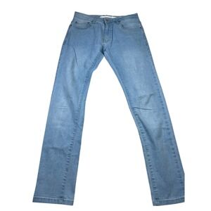 Hawks Bay Men's 28x30 Blue Low Rise Skinny Jeans Denim‎